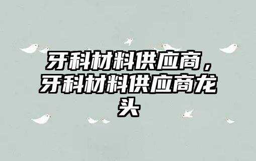 牙科材料供應(yīng)商，牙科材料供應(yīng)商龍頭