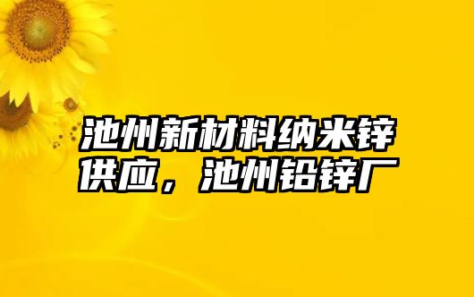 池州新材料納米鋅供應(yīng)，池州鉛鋅廠