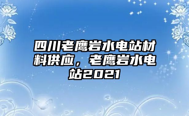 四川老鷹巖水電站材料供應(yīng)，老鷹巖水電站2021